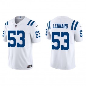 Men's Indianapolis Colts Darius Leonard White Vapor F.U.S.E. Limited Jersey