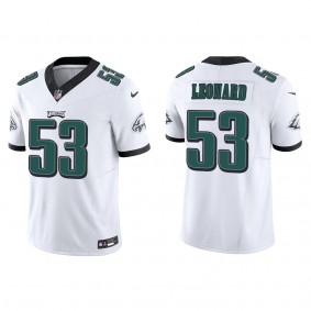 Men's Philadelphia Eagles Darius Leonard White Vapor F.U.S.E. Limited Jersey