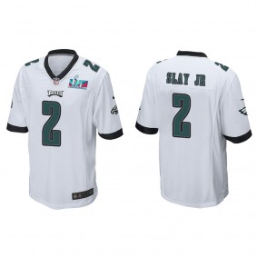 Darius Slay Jr Men's Philadelphia Eagles Super Bowl LVII White Game Jersey