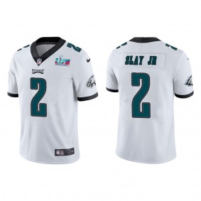 Darius Slay Jr Men's Philadelphia Eagles Super Bowl LVII White Vapor Limited Jersey