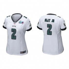 Darius Slay Jr Women's Philadelphia Eagles Super Bowl LVII White Game Jersey