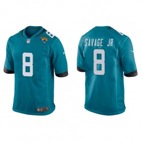 Men's Jacksonville Jaguars Darnell Savage Jr. Teal Game Jersey