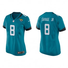 Women's Jacksonville Jaguars Darnell Savage Jr. Teal Game Jersey