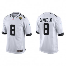 Men's Jacksonville Jaguars Darnell Savage Jr. White Game Jersey