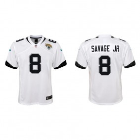 Youth Jacksonville Jaguars Darnell Savage Jr. White Game Jersey