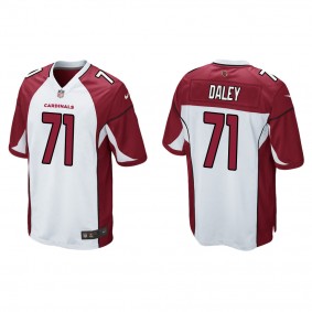 Men's Dennis Daley Arizona Cardinals White Game Jersey