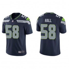 Men's Seattle Seahawks Derick Hall Navy 2023 NFL Draft Vapor Limited Jersey