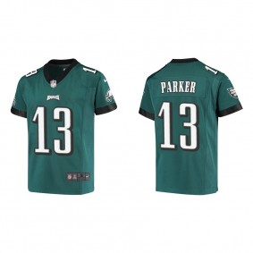 Youth Philadelphia Eagles DeVante Parker Midnight Green Game Jersey