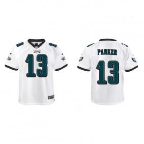 Youth Philadelphia Eagles DeVante Parker White Game Jersey