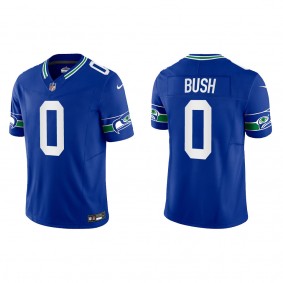 Devin Bush Seattle Seahawks Royal Throwback Vapor F.U.S.E. Limited Jersey