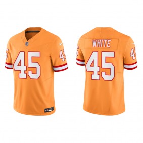 Devin White Tampa Bay Buccaneers Orange Throwback Vapor F.U.S.E. Limited Jersey