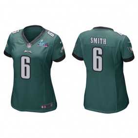 DeVonta Smith Women's Philadelphia Eagles Super Bowl LVII Green Game Jersey