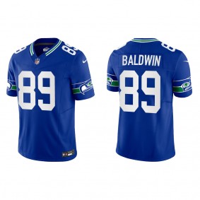 Doug Baldwin Seattle Seahawks Royal Throwback Vapor F.U.S.E. Limited Jersey