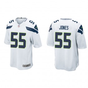 Men's Seattle Seahawks Dre'mont Jones White Game Jersey