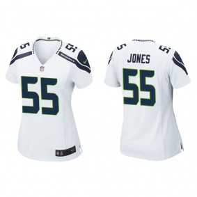 Women's Seattle Seahawks Dre'mont Jones White Game Jersey