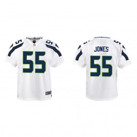 Youth Seattle Seahawks Dre'mont Jones White Game Jersey