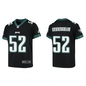 Youth Philadelphia Eagles Zach Cunningham Black Game Jersey