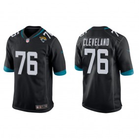 Men's Jacksonville Jaguars Ezra Cleveland Black Game Jersey