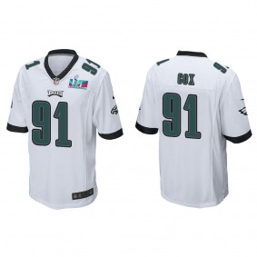 Fletcher Cox Men's Philadelphia Eagles Super Bowl LVII White Game Jersey