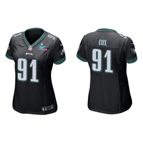 Fletcher Cox Women's Philadelphia Eagles Super Bowl LVII Black Game Jersey