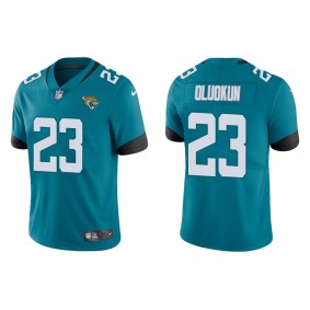 Men's Jacksonville Jaguars Foyesade Oluokun Teal Vapor Limited Jersey