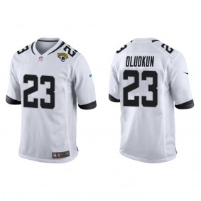 Men's Jacksonville Jaguars Foyesade Oluokun White Game Jersey