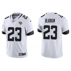 Men's Jacksonville Jaguars Foyesade Oluokun White Vapor Limited Jersey