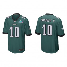 Gardner Minshew II Men's Philadelphia Eagles Super Bowl LVII Midnight Green Game Jersey