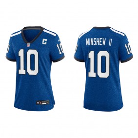 Gardner Minshew II Women Indianapolis Colts Royal Indiana Nights Game Jersey