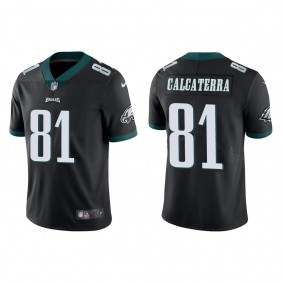 Men's Philadelphia Eagles Grant Calcaterra Black Vapor Limited Jersey