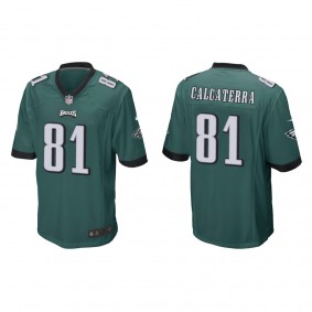 Men's Philadelphia Eagles Grant Calcaterra Green Game Jersey