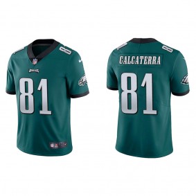 Men's Philadelphia Eagles Grant Calcaterra Green Vapor Limited Jersey