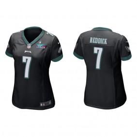 Haason Reddick Women's Philadelphia Eagles Super Bowl LVII Black Game Jersey