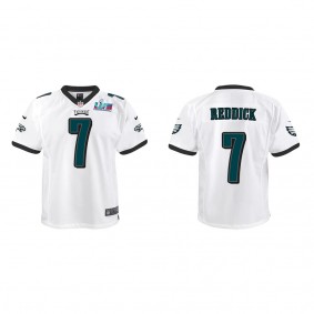 Haason Reddick Youth Philadelphia Eagles Super Bowl LVII White Game Jersey