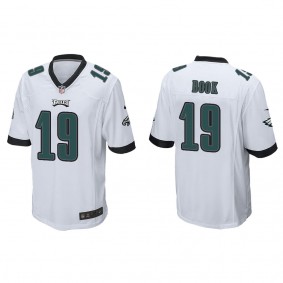 Men's Philadelphia Eagles Ian Book White Game Jersey