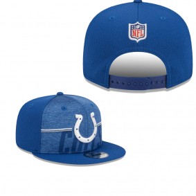 Men's Indianapolis Colts Royal 2023 NFL Training Camp 9FIFTY Snapback Hat