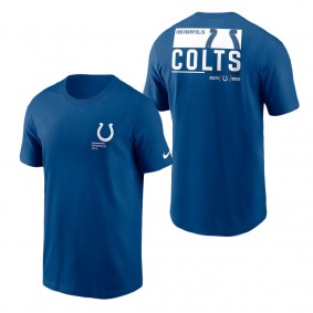 Men's Indianapolis Colts Royal Team Incline T-Shirt