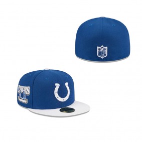 Indianapolis Colts Throwback Hidden 59FIFTY Fitted Hat