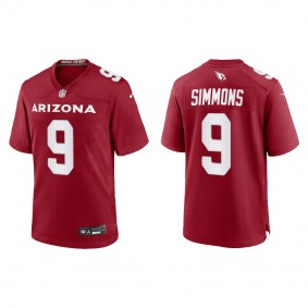 Men's Arizona Cardinals Isaiah Simmons Cardinal Game Jersey