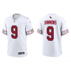 Men's Arizona Cardinals Isaiah Simmons White Game Jersey