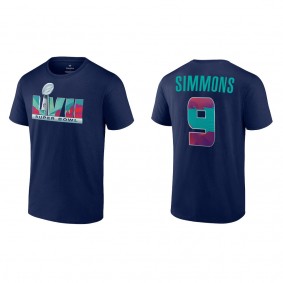 Isaiah Simmons Super Bowl LVII Nike Navy T-Shirt