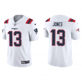 Men's New England Patriots Jack Jones White Vapor Limited Jersey