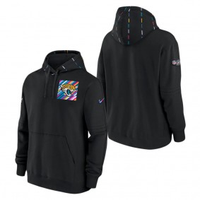 Men's Jacksonville Jaguars Black 2023 NFL Crucial Catch Club Pullover Hoodie