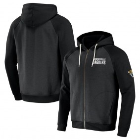 Jacksonville Jaguars NFL x Darius Rucker Raglan Full-Zip Hoodie Black