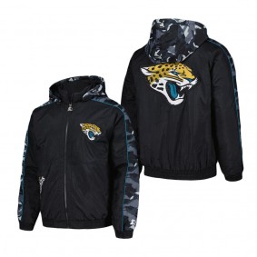 Men's Jacksonville Jaguars Starter Black Thursday Night Gridiron Full-Zip Hoodie