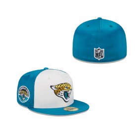 Jacksonville Jaguars Throwback Satin 59FIFTY Fitted Hat