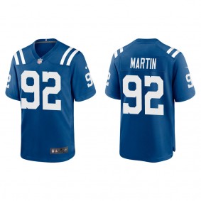 Men's Indianapolis Colts Jacob Martin Royal Game Jersey