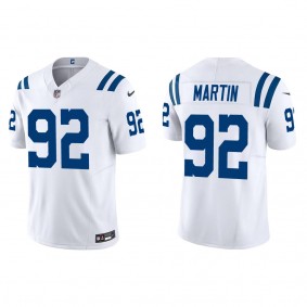 Men's Indianapolis Colts Jacob Martin White Vapor F.U.S.E. Limited Jersey