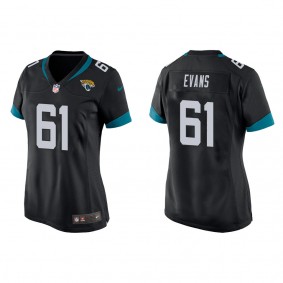 Women's Jacksonville Jaguars Bobby Evans Black Game Jersey