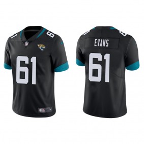 Men's Jacksonville Jaguars Bobby Evans Black Vapor Limited Jersey